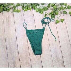SOMMER SWIM Bikini Bottom Swim Suit GREEN Size Small Summer Beach Vacation